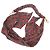 Fendi Silk Multicolor Handle Strap Replacement Brown Red Blue Golden - view 2
