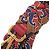 Fendi Silk Multicolor Handle Strap Replacement Brown Red Blue Golden - view 4