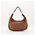 Gucci Borsa Hobo in tela Monogram GG Marrone - vista 3