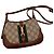 Gucci Jackie 1961 Mini Bag Tela GG Supreme e Pelle Marrone Monogramma - vista 2