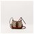 Gucci Jackie 1961 Mini Bag Tela GG Supreme e Pelle Marrone Monogramma - vista 4