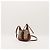 Gucci Jackie 1961 Mini Bag Tela GG Supreme e Pelle Marrone Monogramma - vista 5