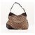 Gucci Borsa Hobo GG Supreme Canvas Horsebit Marrone Monogramma - vista 3