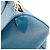 Louis Vuitton Keepall 55 Borsa da Viaggio Pelle Epi Blu - vista 11