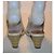 Sandali Balmain in pelle con tacco Bianco Grigio - vista 4