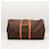 Louis Vuitton Keepall 55 Monogram Marrone Monogramma  - vista 3
