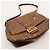 Fendi Borsa Baguette Zucca Monogram Marrone - vista 6