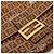 Fendi Borsa Baguette Zucca Monogram Marrone - vista 7