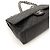 Chanel Borsa Classic Flap Medium in pelle caviar nera Nero - vista 10