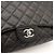 Chanel Borsa Classic Flap Medium in pelle caviar nera Nero - vista 7