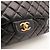 Chanel Classic Flap Medium in pelle d'agnello nera Nero - vista 7