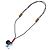 Collana Louis Vuitton Charles OnTheGo Nero Blu - vista 3