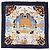 Hermès Hermes Carre 90 ORGAUPHONE Sciarpa in seta blu navy Multicolore - vista 2