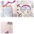 Hermès Hermes Carre 90 Neige d’Antan Silk Scarf Bianco Verde Blu chiaro - vista 3