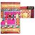 Hermès Hermes Carre 90 Collier de Chien Sciarpa in Seta Rosa Multicolore Verde Giallo - vista 4