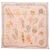 Silk In Carré 70 Funny Ice Cream in seta Hermès Beige - vista 3