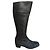 Stivali alti in nubuck Balenciaga Nero