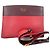 Borsa a tracolla in pelle rossa Prada Rosso