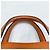 Borsa a 2 modi in pelle arancione Prada - vista 11