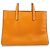 Borsa a 2 modi in pelle arancione Prada - vista 3