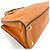 Borsa a 2 modi in pelle arancione Prada - vista 8