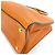 Borsa a 2 modi in pelle arancione Prada - vista 9