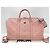 Borsa weekend in pelle rosa MCM - vista 12