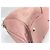 Borsa weekend in pelle rosa MCM - vista 5