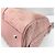 Borsa weekend in pelle rosa MCM - vista 6