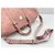 Borsa weekend in pelle rosa MCM - vista 8
