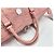 Borsa weekend in pelle rosa MCM - vista 9
