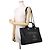 Borsa Tote Chanel Deauville Nero - vista 5