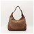 Gucci Borsa Hobo in tela monogram GG Marrone - vista 3