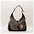 Gucci Borsa Hobo Jackie Tela Monogram con Applique Nero Rosso Beige - vista 3