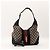 Gucci Borsa Hobo Jackie Tela Monogram con Applique Nero Rosso Beige - vista 6