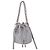 Marc Jacobs The J Marc gesteppte Leder-Bucket-Bag - Grau - Ansicht 15