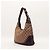 Gucci Jackie Borsa Hobo in Tela Monogram Marrone Beige - vista 4
