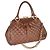 Marc Jacobs Stam gesteppte Lederhandtasche Braun