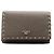 Fendi Selleria Leather Card Holder Brown