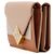 Fendi Cartera bi-fold en cuero Castaño Beige - vista 2