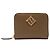 Fendi FF Vertigo Zip-Around Wallet in Brown Leather