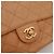 Chanel Classic Flap Small Borsa in Pelle Beige - vista 7