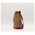 Céline Celine Borsa a Secchiello Tela Monogrammata e Pelle Marrone - vista 2