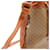 Céline Celine Borsa a Secchiello Tela Monogrammata e Pelle Marrone - vista 8