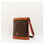 Céline Celine Borsa a Secchiello Macadam Marrone Monogramma  - vista 2