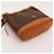 Céline Celine Borsa a Secchiello Macadam Marrone Monogramma  - vista 8