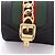 Borsa a Spalla Gucci Sylvie Web Line Nero Rosso Verde - vista 8
