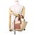 Borsa a mano in pelle e rafia Loewe Marrone - vista 4