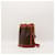 Céline Borsa a secchiello Celine Macadam Monogram Marrone Monogramma  - vista 4
