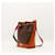 Céline Borsa a secchiello Celine Macadam in tela monogram Marrone - vista 2